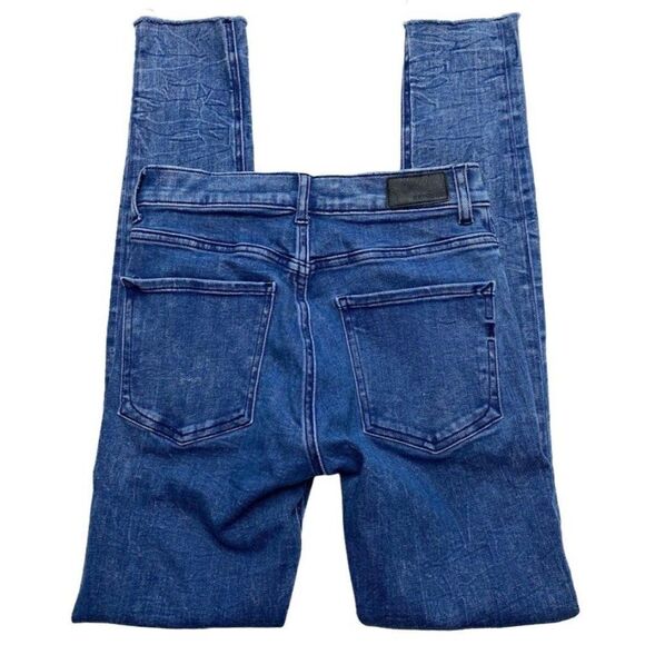 Express Medium Wash‎ High Rise Stretch Jegging Denim Jeans Sz 0 - Picture 3 of 9